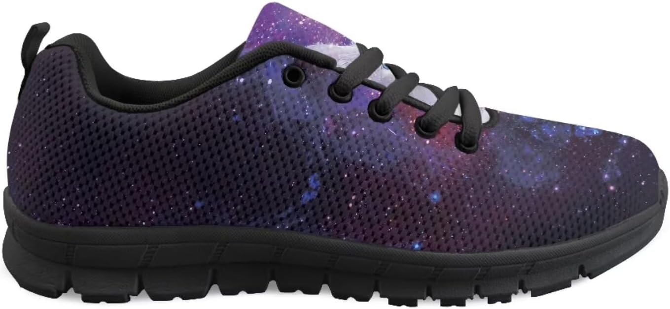 Women's Walking Shoes Comfortable Lace up Fashion Sneakers for Men Tennis Running Athletic Gym Sneakers Black Sole