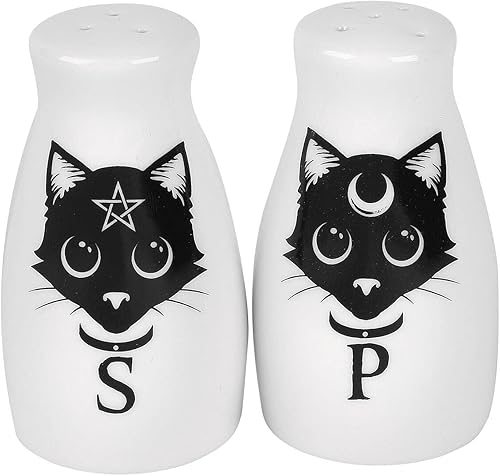 The Vault Black Cats: juego de salero y pimentero