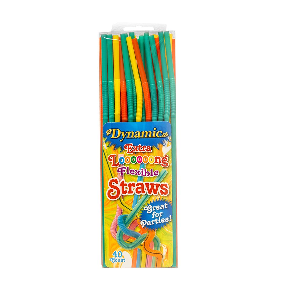 Dynamic Extra Long Straw, 40Count Grocery & Gourmet Food