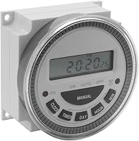 Vista 3 de Interruptor de temporizador programable de 7 días - Piscina/puerta/rociadores/luces- entrada de 120 V - Sustituto ET3