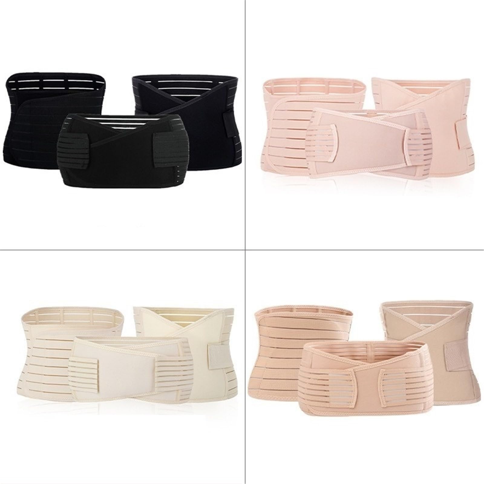 Faja de recuperación for el Abdomen posparto, Faja posparto, Faja Adelgazante, Moldeador Corporal Faja Postparto(Black,XXL)