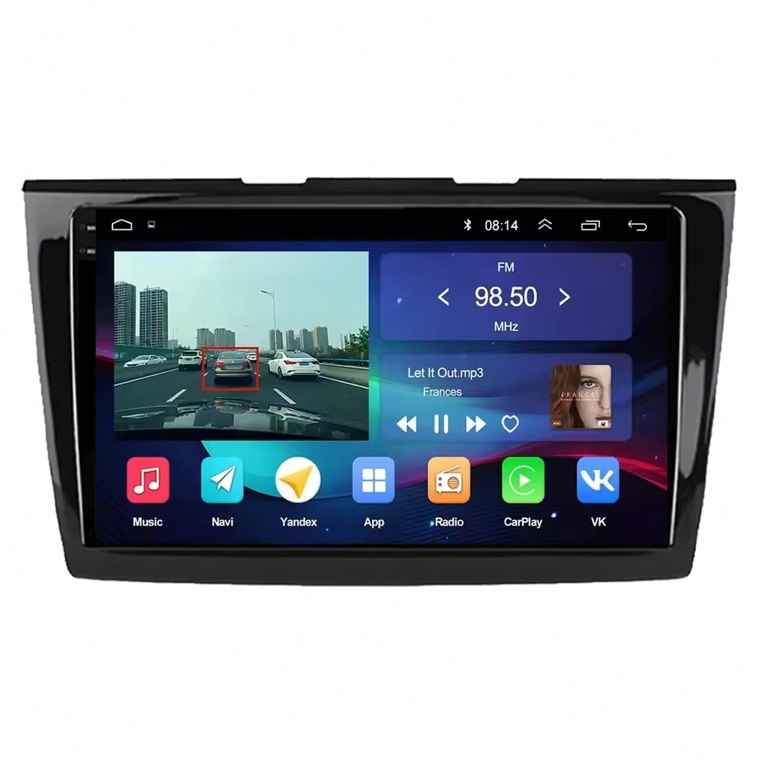 Radio coche 2 DIN con pantalla premium Bluetooth para Honda Freed 8
