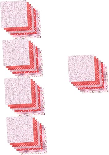 SEWACC 35 pcs DIY Cotton Patchwork Cotton precut Quilt Floral Printed Cloth Quilting Fabric Patchwork Quilting Supplies Floral Supplies Checkered