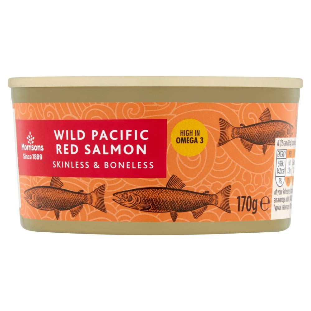Morrisons Skinless and Boneless Wild Pacific Red Salmon, 105 g
