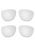 2 Pairs Replacement Lenses for Ray-Ban Meta Wayfarer RW4008 53mm Smart Glasses, Perfectly Fit, Shatterproof, Anti-scratch, HD Clear Non-polarized