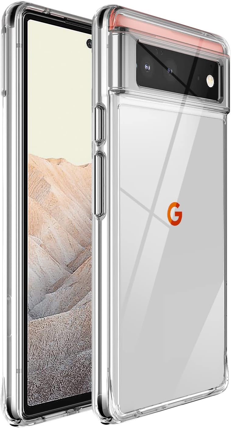 for Google Pixel 6A Case [Crystal Clear Armor ] [8ft
