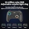 gizala Wireless Game Controller Gamepad Hall Effect Triggers Joystick Game Controller Switch 2 / Switch/PC/Steam/Android/IOS (Black)