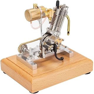 動作するフルメタルエンジンモデルキット、1.6ccミニ垂直単気筒4 
