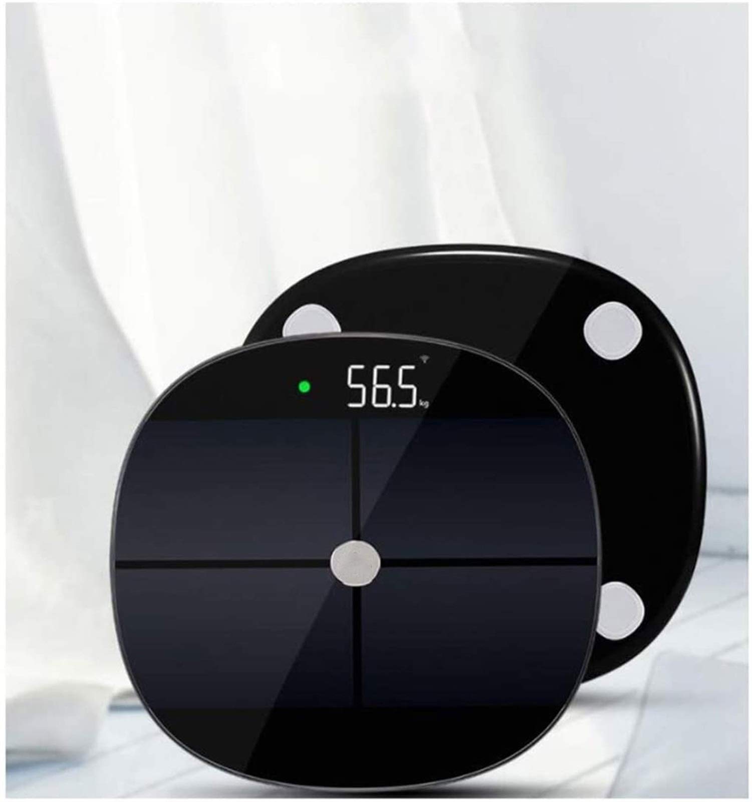 GeRRiT Scale elettroniche digitali di alta precisione per la scala del bagno del peso corporeo con il grande display retroilluminato, fino a 400 sterline, accurate scale di peso della famiglia, bilanc
