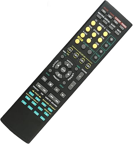 Miniatura 4 de Control remoto de repuesto apto para HTR-5950BL HTR5950BL RX-V459BL RAV328 RAV-328 WJ19460 US WJ194600 HTR5930 para sistema Yamaha AV