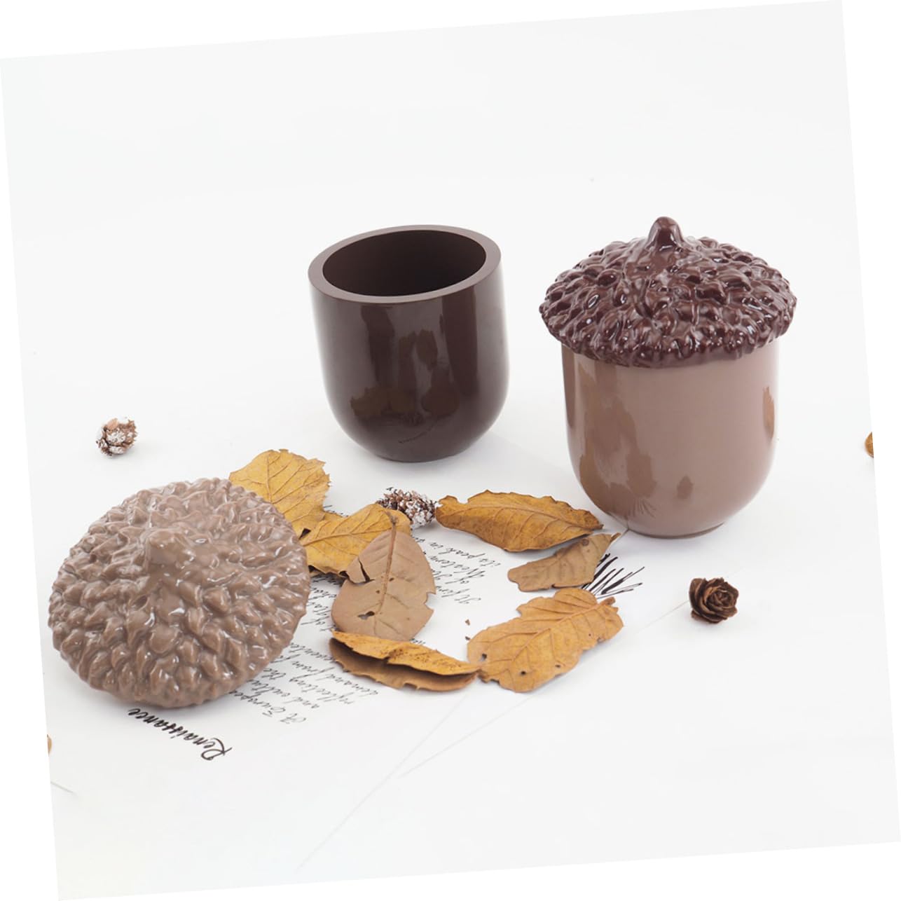 NUOBESTY 5pezzi Stampo Silicone Per Creazioni Artigianali Mold Per Barattolo e Facile Da Usare Per Resina Epossidica Materiale Flessibile e Riutilizzabile Per Iniziare Creare Decorazioni