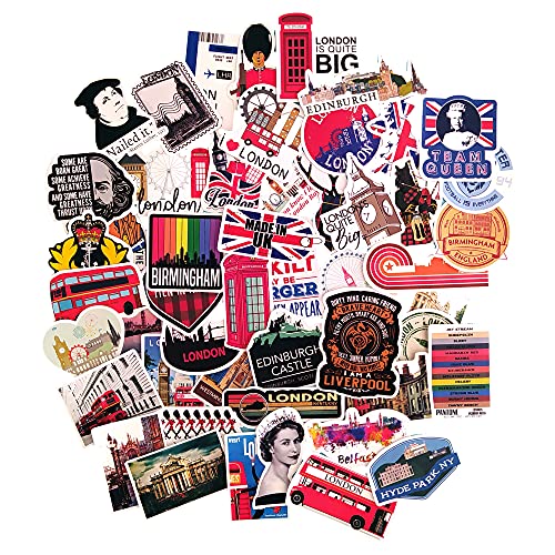 London vsco stickers tumblr englisg sticker London city souvenirs red bus UK flag stickers London red bus Manchester city England