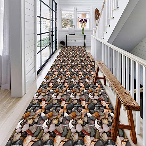 Moquettes motif de pierre 3D tapis d'entrée pour maison des invités - 5