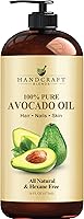Vista 4 de Handcraft Blends Aceite de almendras dulces y aceite de aguacate artesanal, aceites 100% puros y naturales, aceites portadores de grado terapéutico