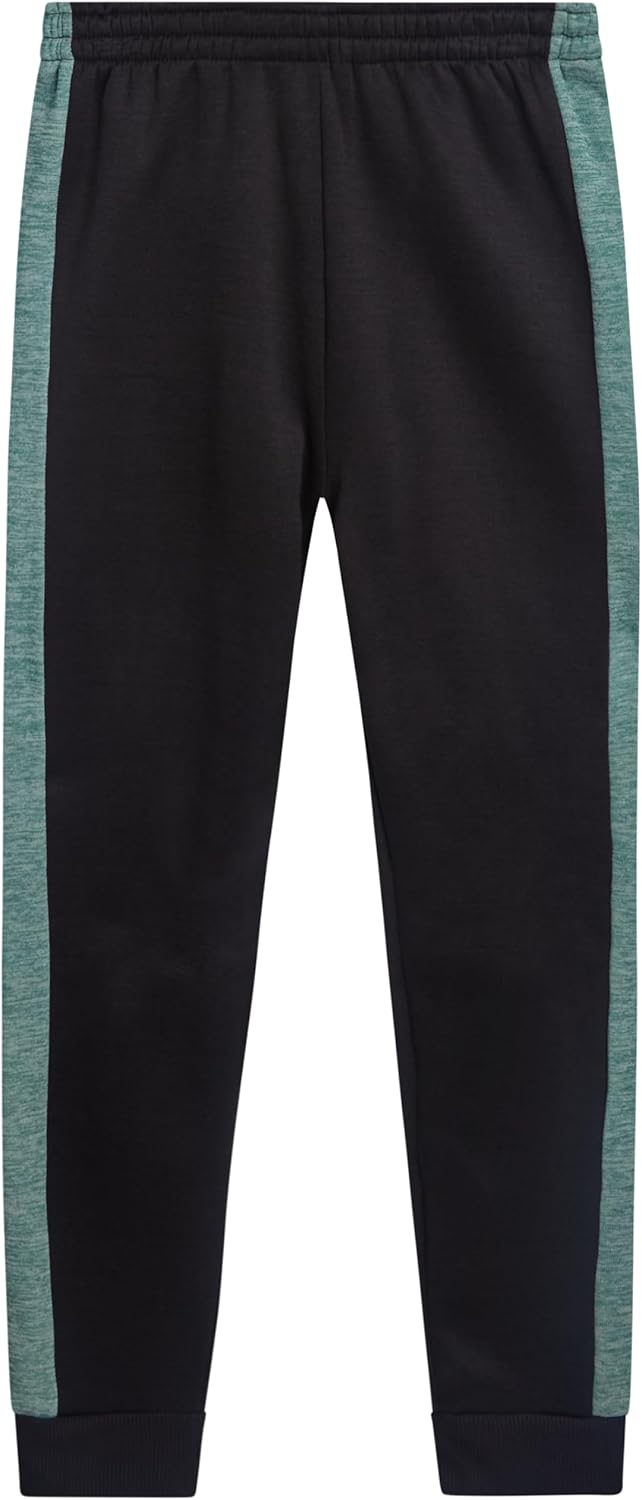 Pro Athlete Boys Tracksuit Set - 2 Piece Cozy Athletic Soft Fleece Zip Up Hoodie and Jogger Sweatpants For Boys