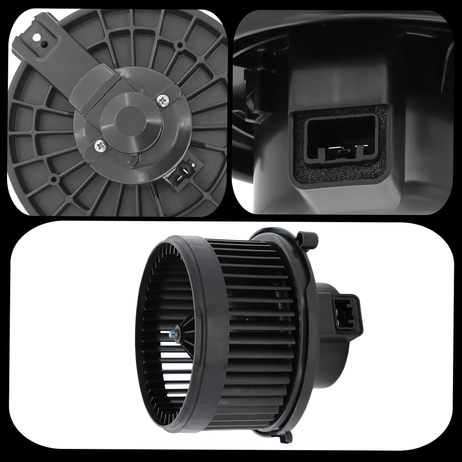 HVAC Blower Motor with Fan 700211 Compatible with 2010-2017 GMC Terrain, 2006-2017 Chevy Equinox, 2012-2015 Chevy Captiva Sport, 2006-2009 Pontiac Torrent, 2008-2010 Saturn Vue Replaces 15781505