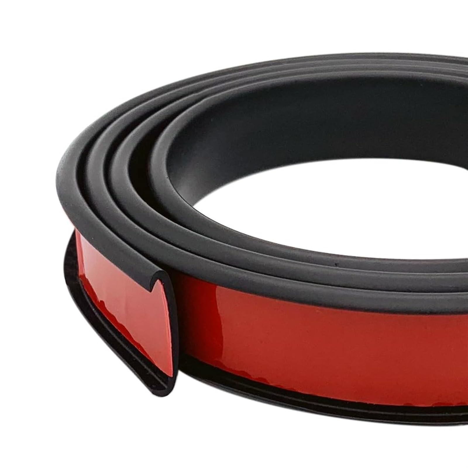 Rubber Edge Trim, 5M U Shape TPE Self Adhesive Edge Banding Multicolor 9-40mm for Furniture(Black,32mm)