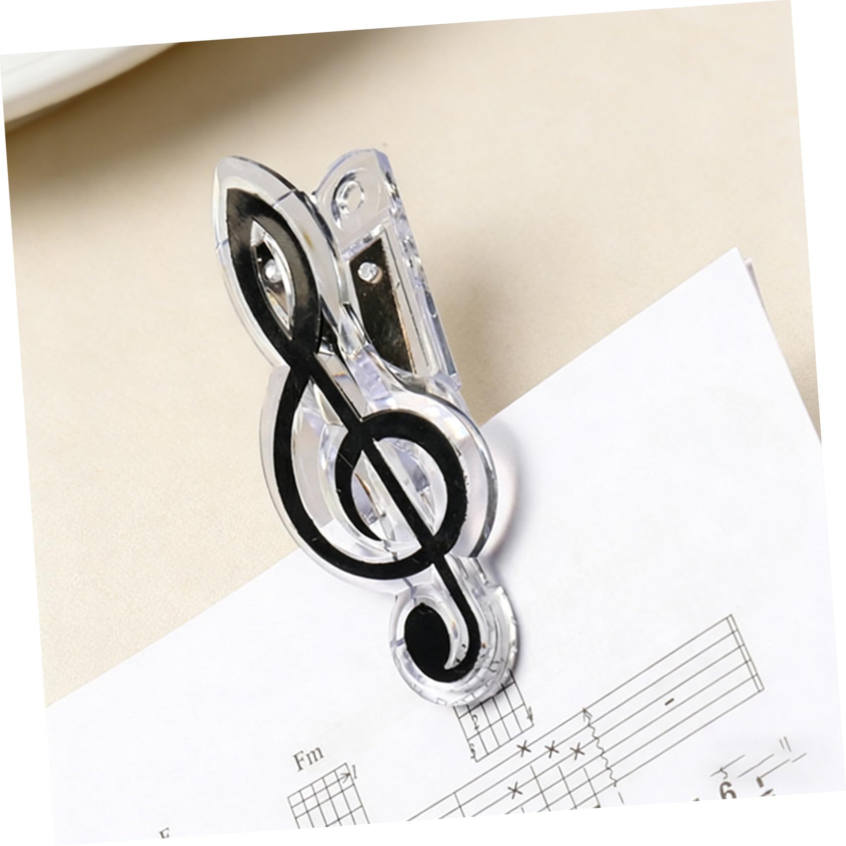 Clip Spartito per Pianoforte 10 Pezzi in Abs, Pratico Fermapagine | Colori Note Musicali, Tiene le Pagine Aperte, Adatto a Pianista e Amante della Musica