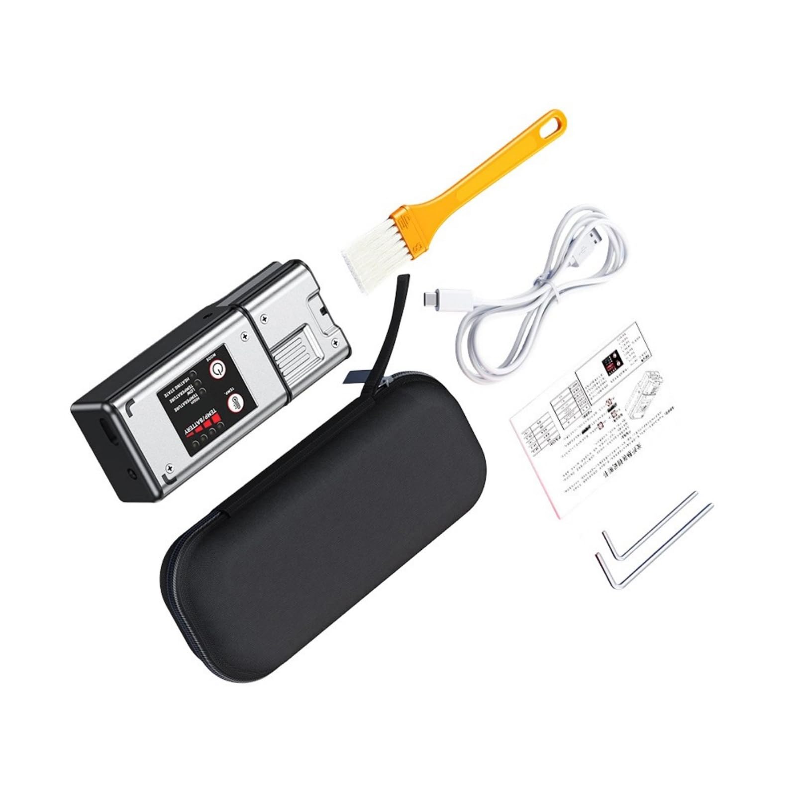 Outil portable de préparation de câble en fibre, dénudeur de chaleur
