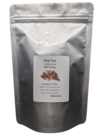 Chai Tea - Caffeine-free - Loose Leaf/Buds by Nature Tea 1 oz