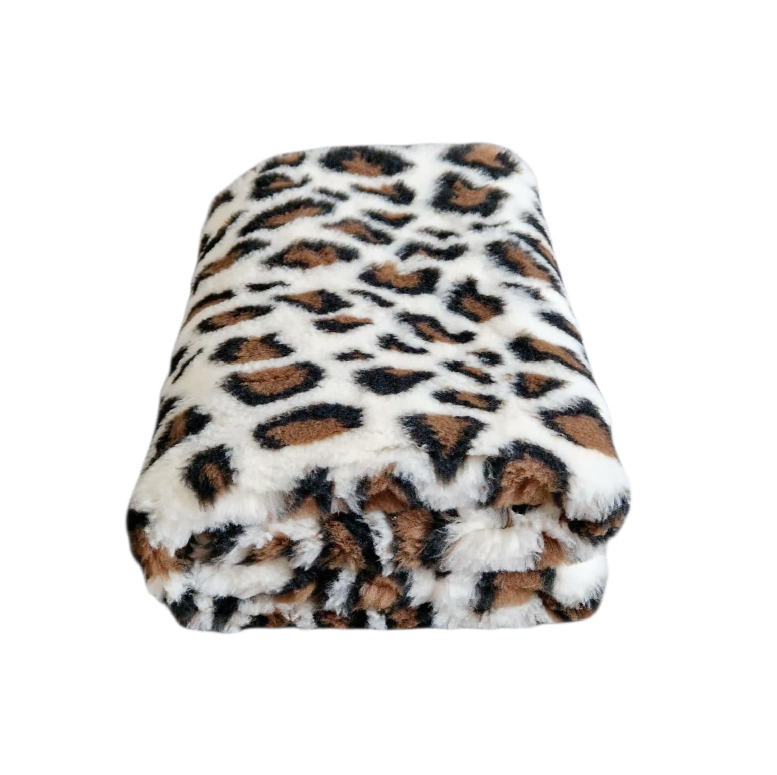 WOOF AND PUP | Non Slip Vet Bedding | Snow Leopard Pattern | Machine Washable | UK Manufactured | Non-slip | Dog Bed | Whelping | Vet Bed For Dogs | Cats | Animals (75cm x 200cm)
