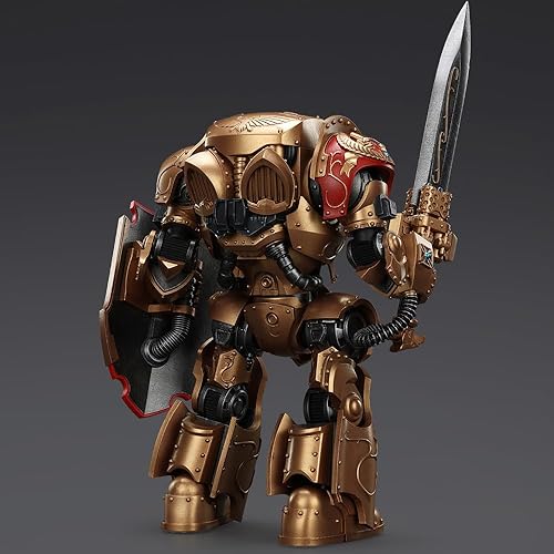 Miniatura 8 de JOYTOY Warhammer The Horus Herejy 118 Figura de acción Legio Custodes Contemptor Galatus Dreadnought Collection 11.81 pulgadas modelo regalos de