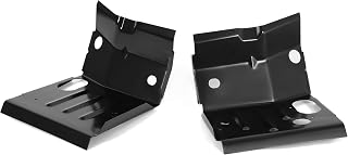 Cab Mount Floor Pan Support Compatible with 1980-1998 Ford F100 F150 F250 F350 Super Duty Pickup Truck Bronco Steel 2PCS (Left & Right Side)