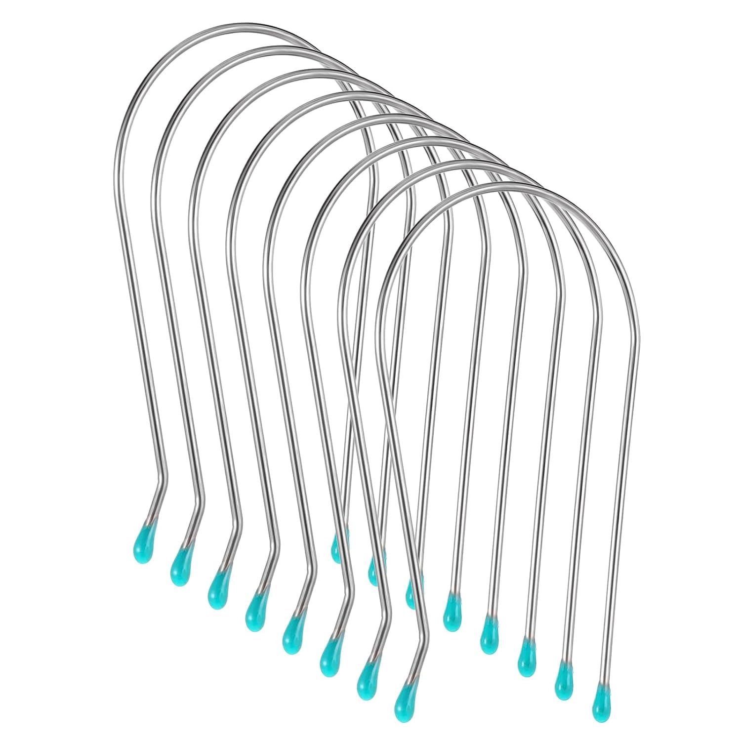 FOMIYES Replacement Curler Clips, 8pcs Securing Pins for Electric Travel Hot Rollers and Curlers