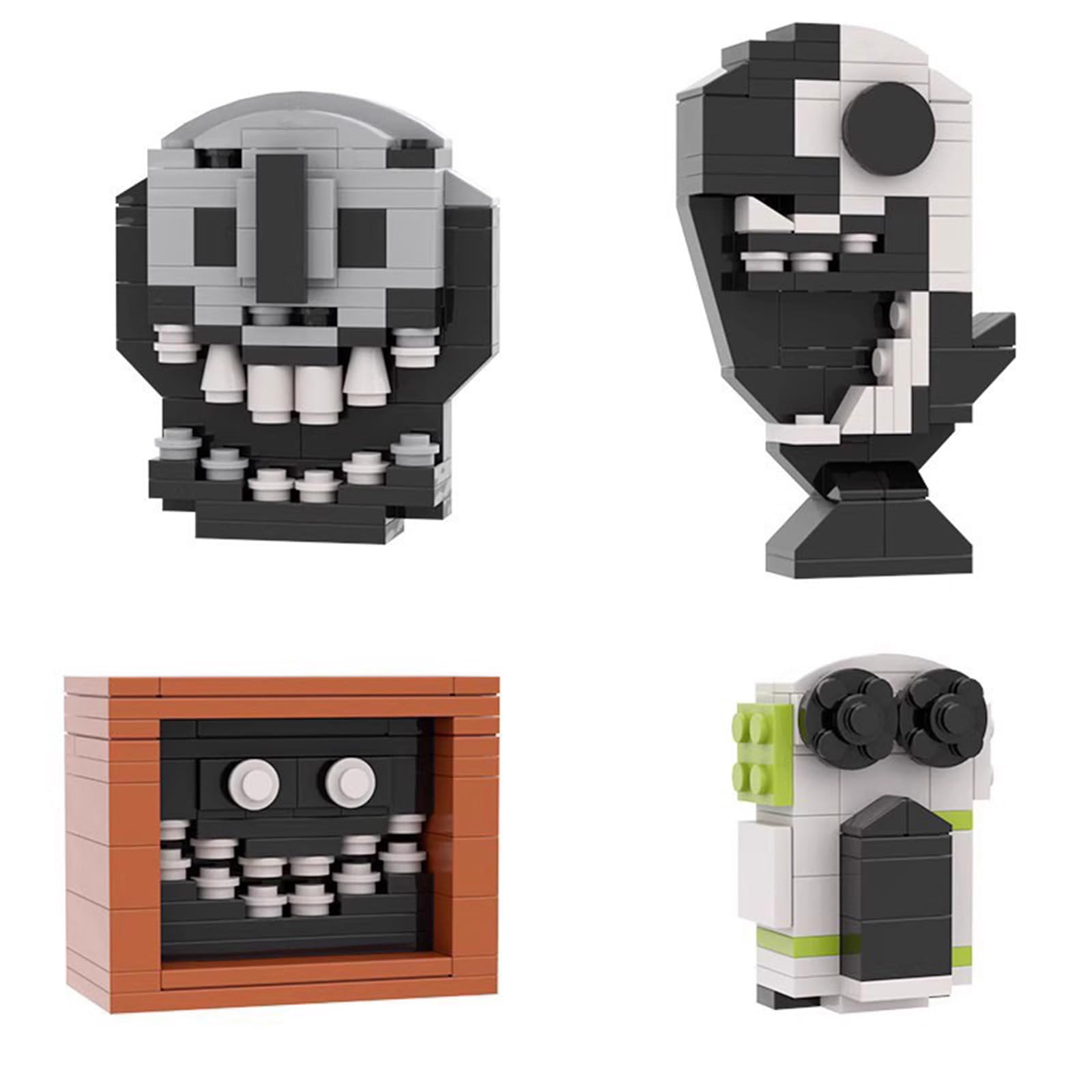 Monster Building Block Set, Game Monster Figure Model Toy, Creative Gift for Kids (260 Pcs)