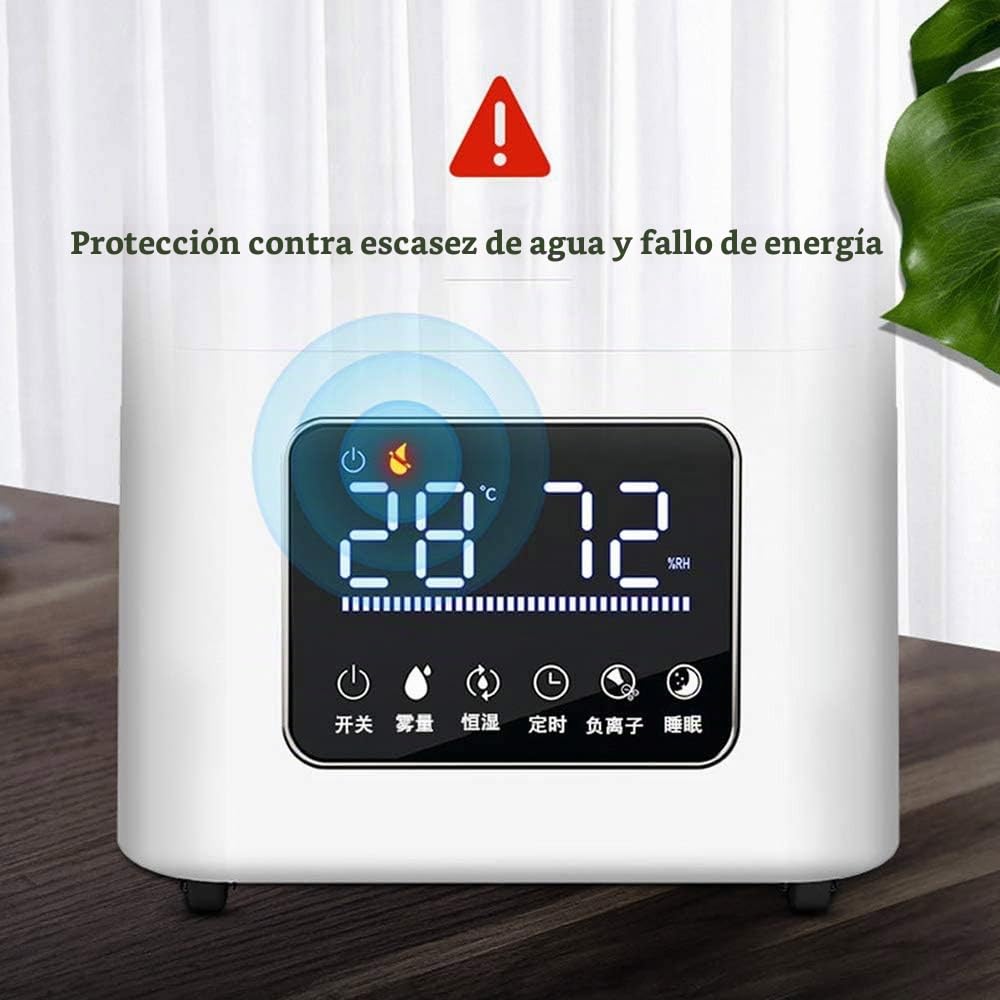 Humidificador De Aire Industrial,comercial Inteligente UltrasóNico Humidificador,23.8L De Gran Capacidad,constante Inteligente De La Humedad,control Remoto,con Tubo De Rociado Extendido De PVC
