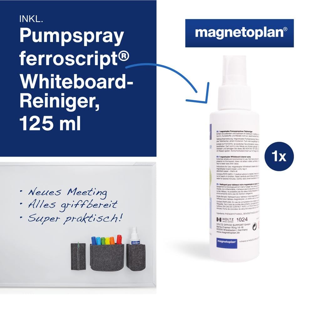 magnetoplan Whiteboard Essentials Kit, Grau