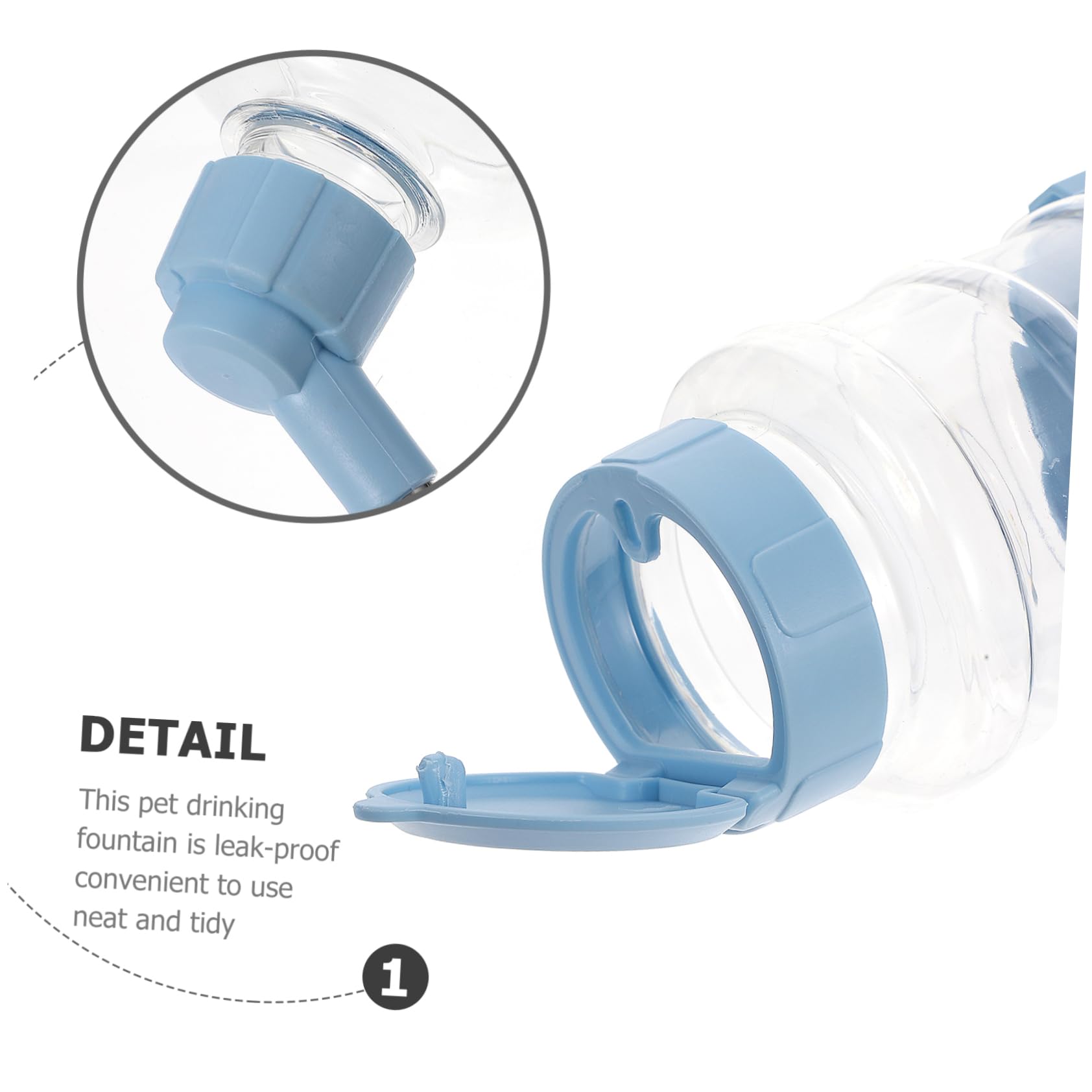 BESPORTBLE 2pezzi Dispenser Per Bevitore Per Conigli e Criceti Facile Perdite Design Corretta Idratazione
