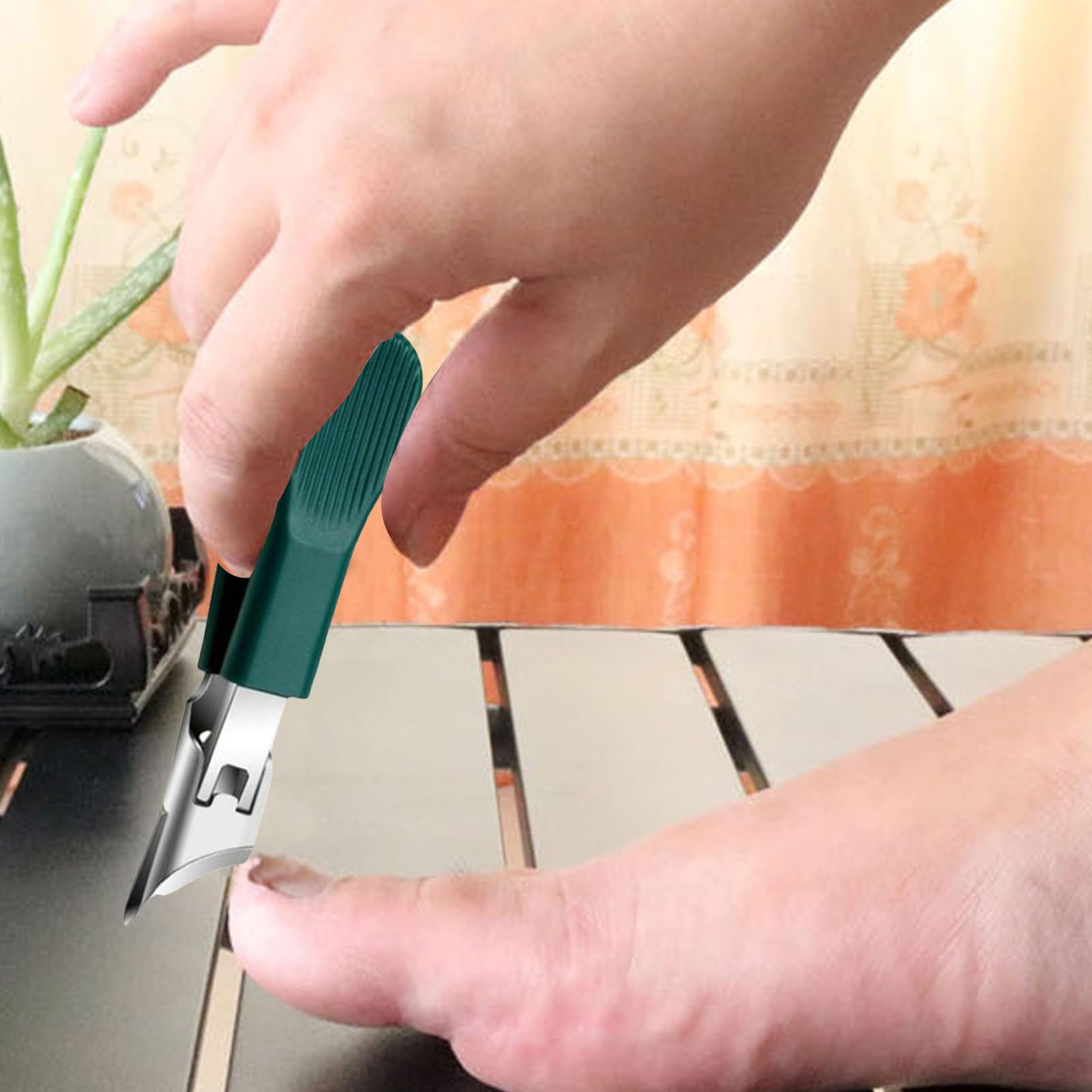Tagliaunghie Angolati Tagliaunghie per Unghie Incarnite delle Mani Adulti | Strumento Resistente per Manicure e Pedicure Uomini e Anziani