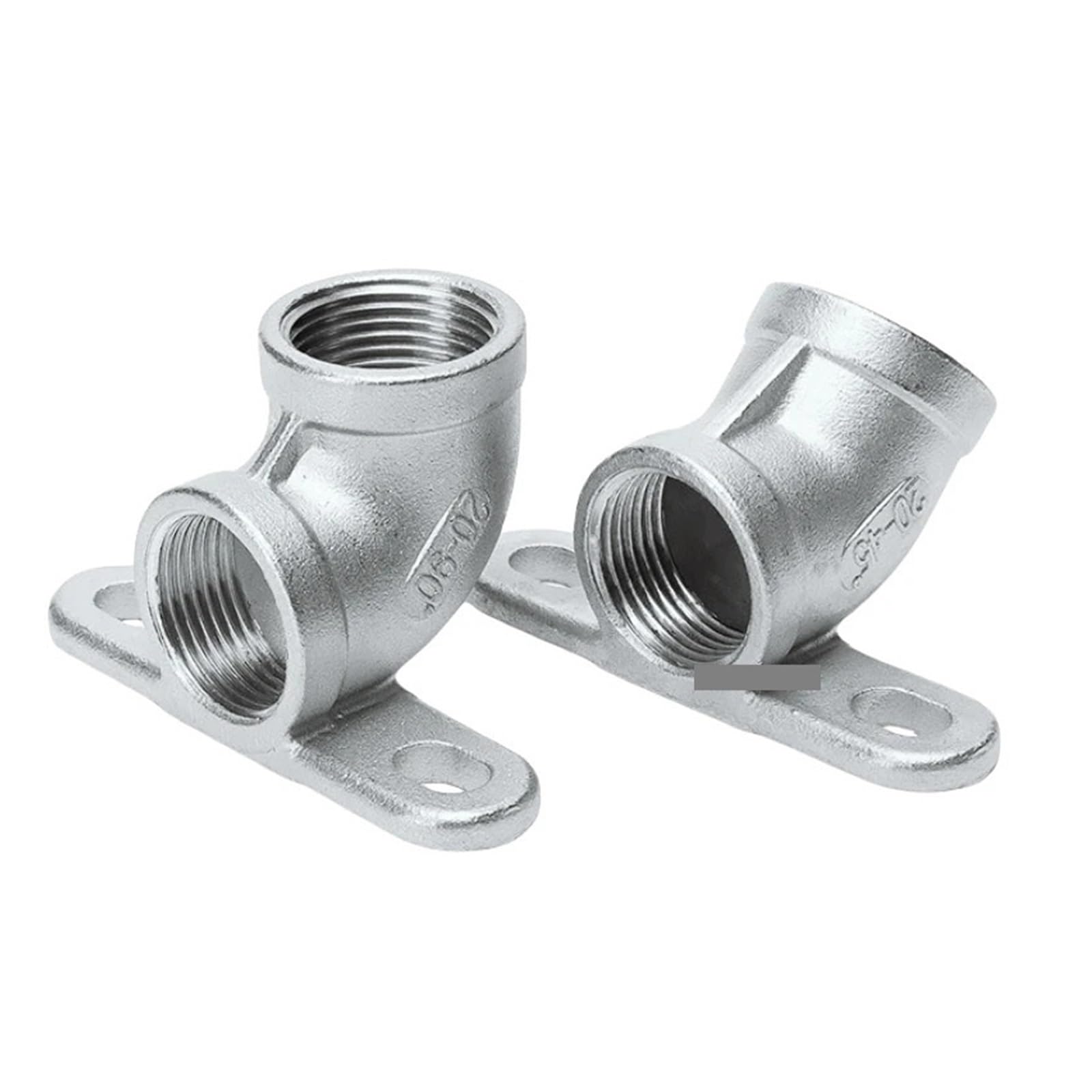 AARTERZZA 1pc 304 Stainless Steel 90 Degree Elbow FemaleThreaded 1/2" BSP Butt Joint For Plumbing Fittings