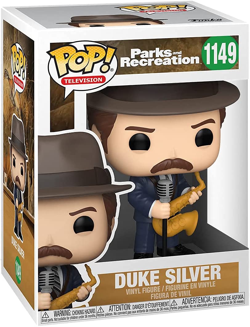Funko Pop! Vinyl Figur Ron Swanson (Hunter) – Parks And Rec, 9.5cm, Inkl. Sammler-Box Protector