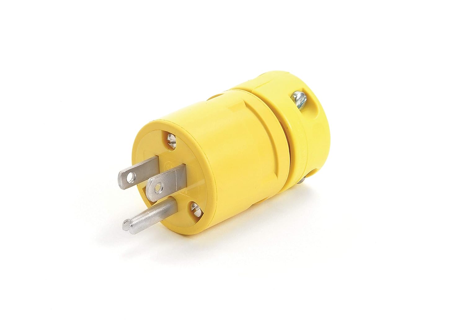 Daniel Woodhead 1447 Super-Safeway Plug, NEMA 5-15P Style Yellow