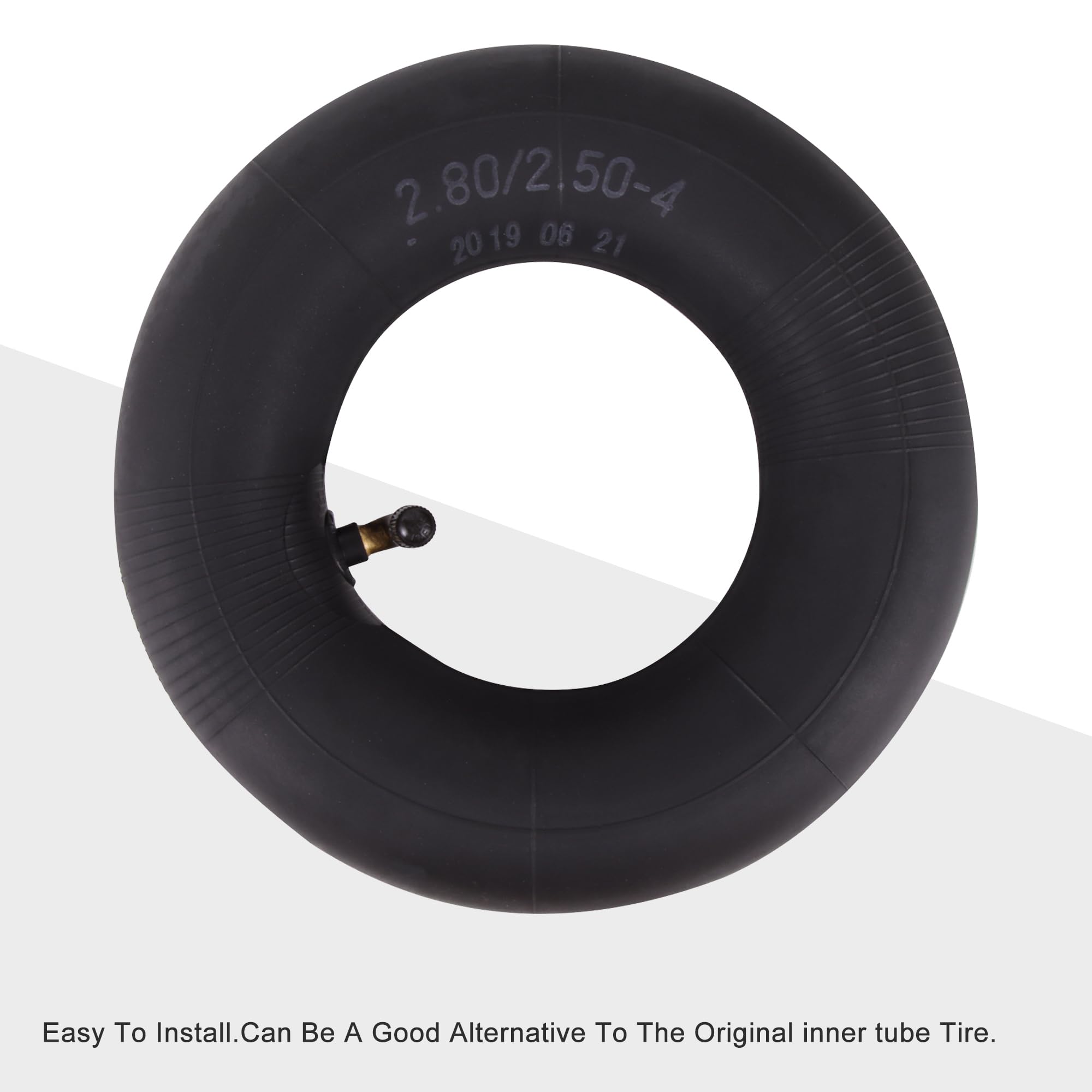 GOOFIT 2.80/2.50-4 280/250-4 2.80-4 Neumáticos de Tubo Interior Neumáticos Válvula de Metal TR87 Reemplazo para Utilidad del Hombre Viejo Scooter Carretillas de Ruedas