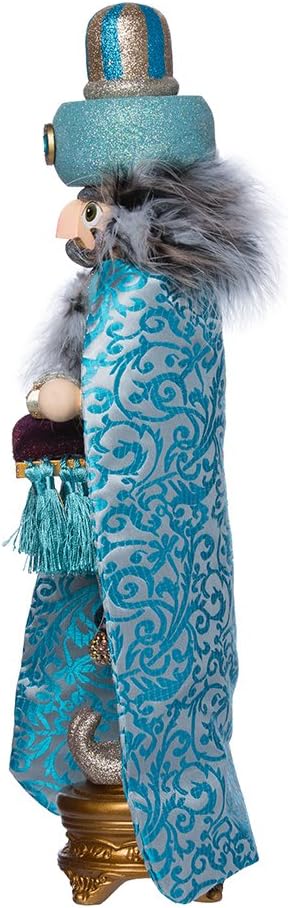 Hollywood Nutcrackers Kurt Adler Hollywood King Nutcracker, 18-Inch, Turquoise