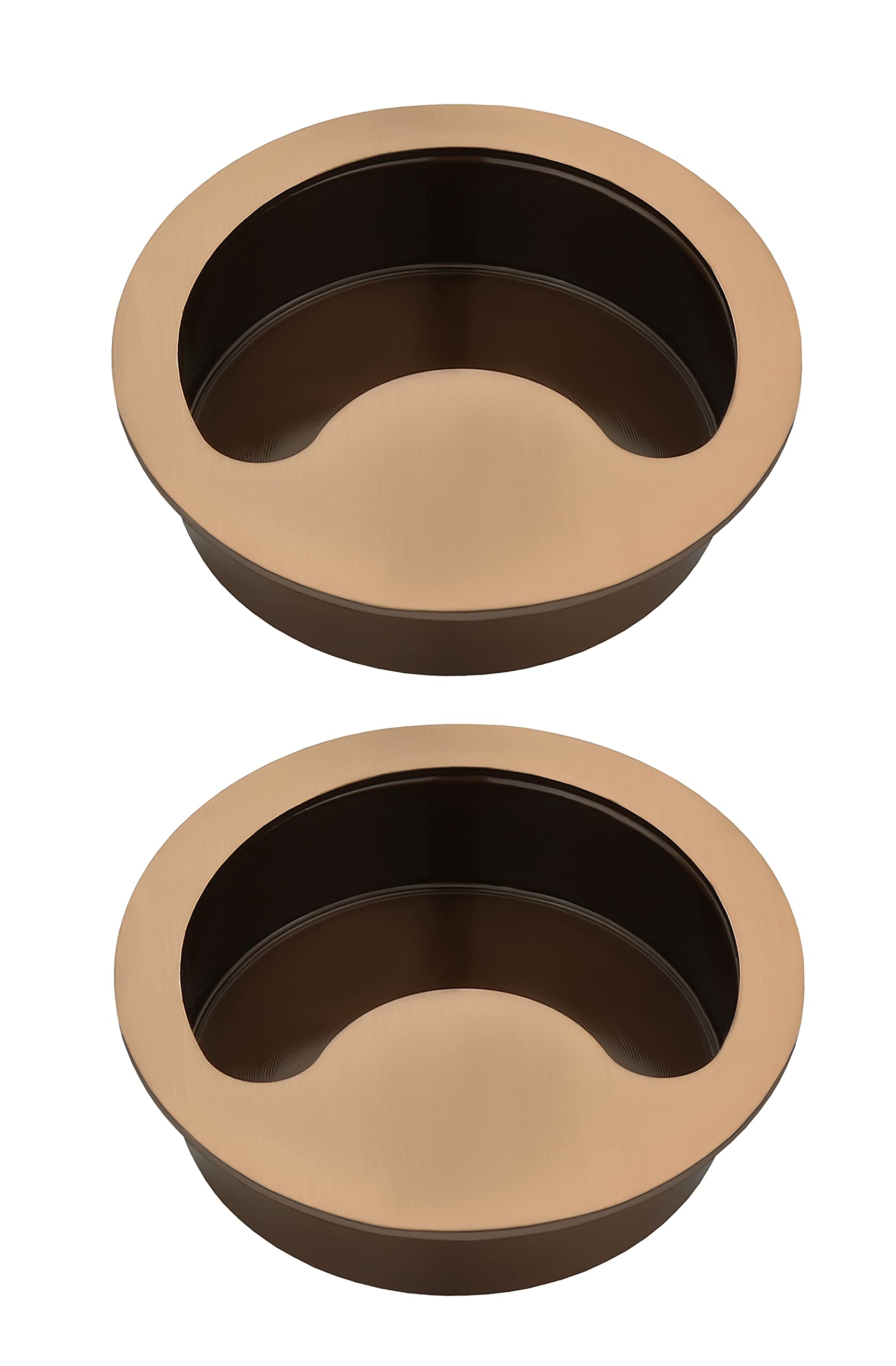 Nixnine Round Concealed Sliding Handle for Door Handle and Door Pull Handle, Drawer Pull, Cupboard Door, (2 Inch, Rose Gold) Pack of 2, (B098TY4YHT) Amazon Price History, Amazon Price Tracker