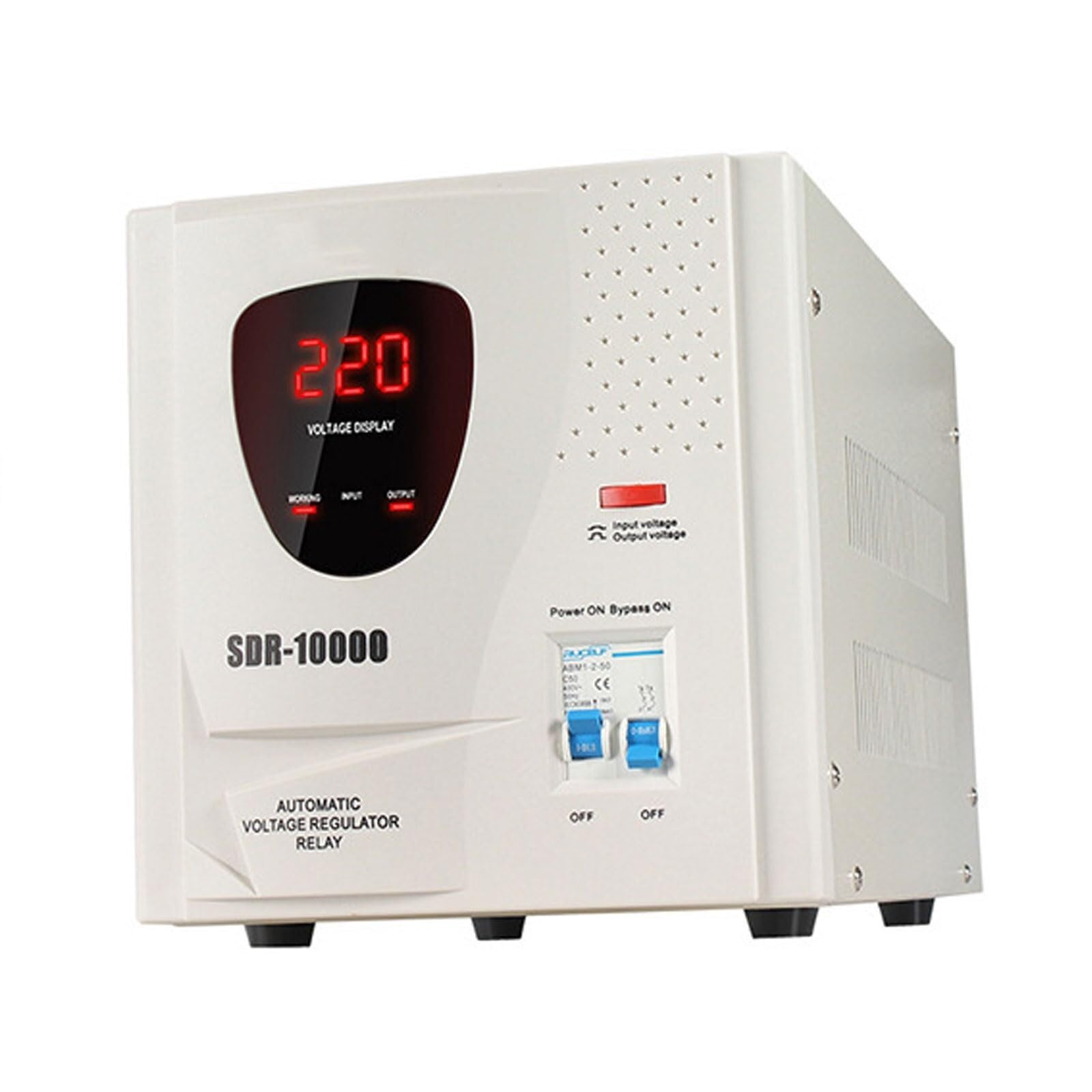 Regulador de Voltaje 10000W 220V Aire Acondicionado monofásico Estabilizador de Voltaje Totalmente automático