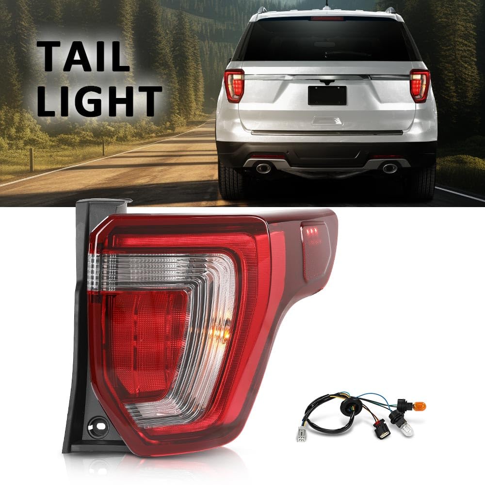 Right Rear Tail Light w/ Harness & Bulb for Explorer 2016-2019 FB5Z13404G image 4