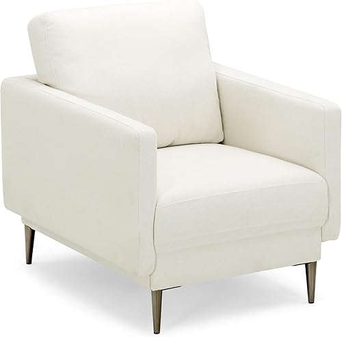 Miniatura 12 de Giantex Sofá biplaza moderno, sofá de 2 asientos con cómodo cojín de respaldo con patas de metal sólido, esponja para tapicería CertiPUR-US, para