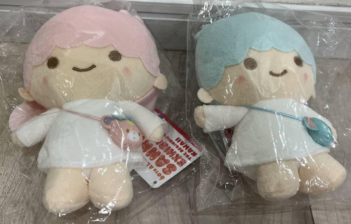 Amazon | 展 キキララ キキ ララ ぬいぐるみ リトルツイン