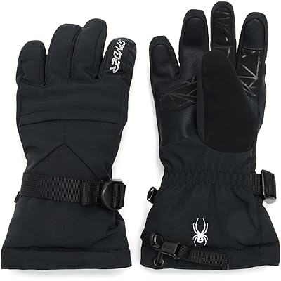 Spyder Kids Synthesis Ski Gloves (Big Kid) black