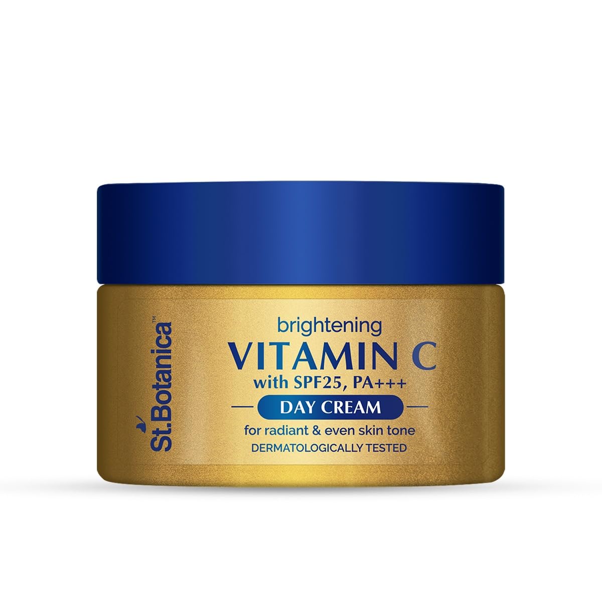St.Botanica Vitamin C Brightening Day Cream With SPF 25 PA+++ | Infused with Vitamin C & provides Sun Protection | Brightens & Moisturizes Skin | No Parabens & Sulphates | Vegan & Cruelty Free | For All Skin Types | 50 g