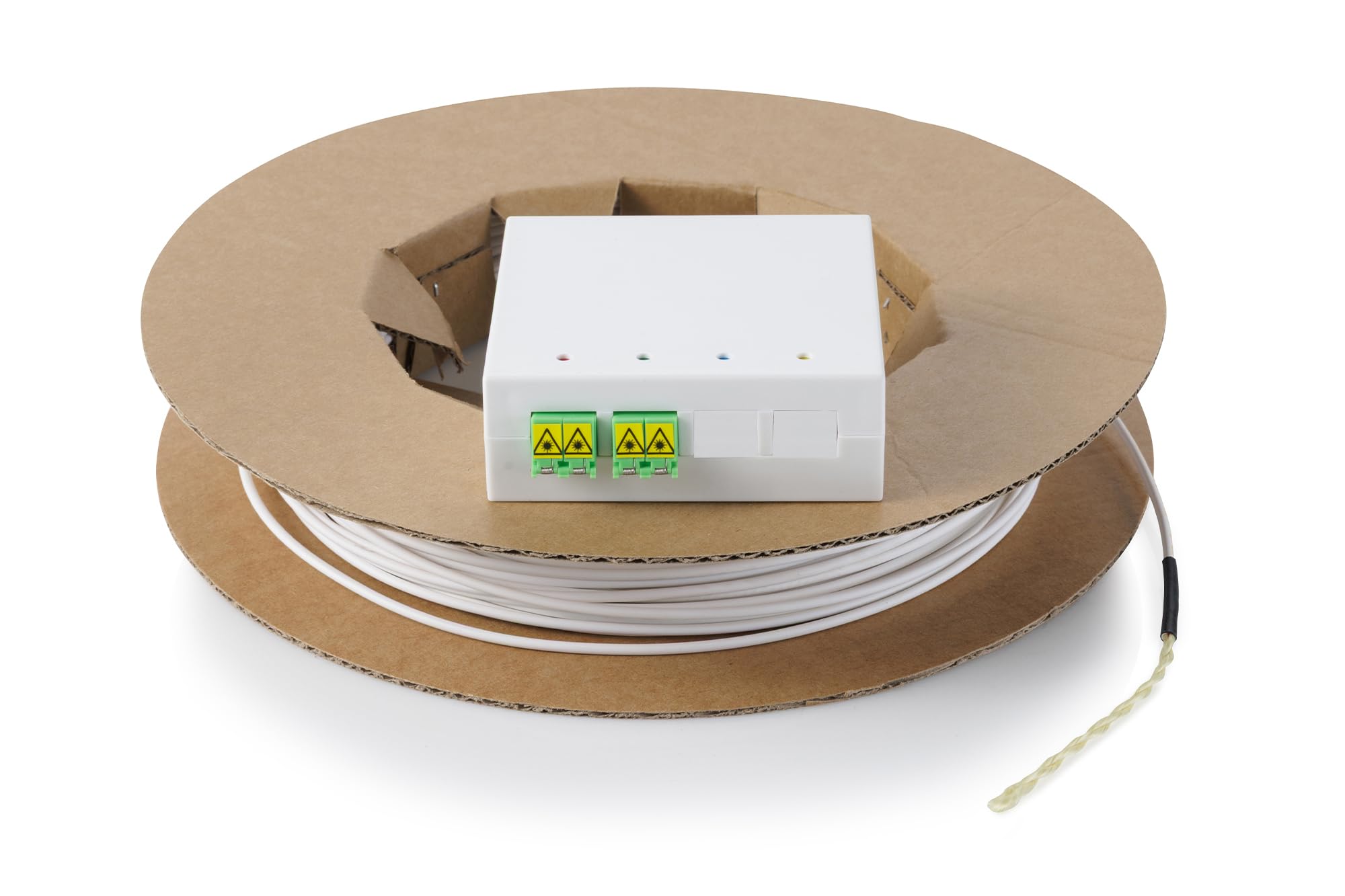 DIGITUS FTTx Installations-Kit – 50 m – 2x LC-APC Duplex Kupplung – Weiß