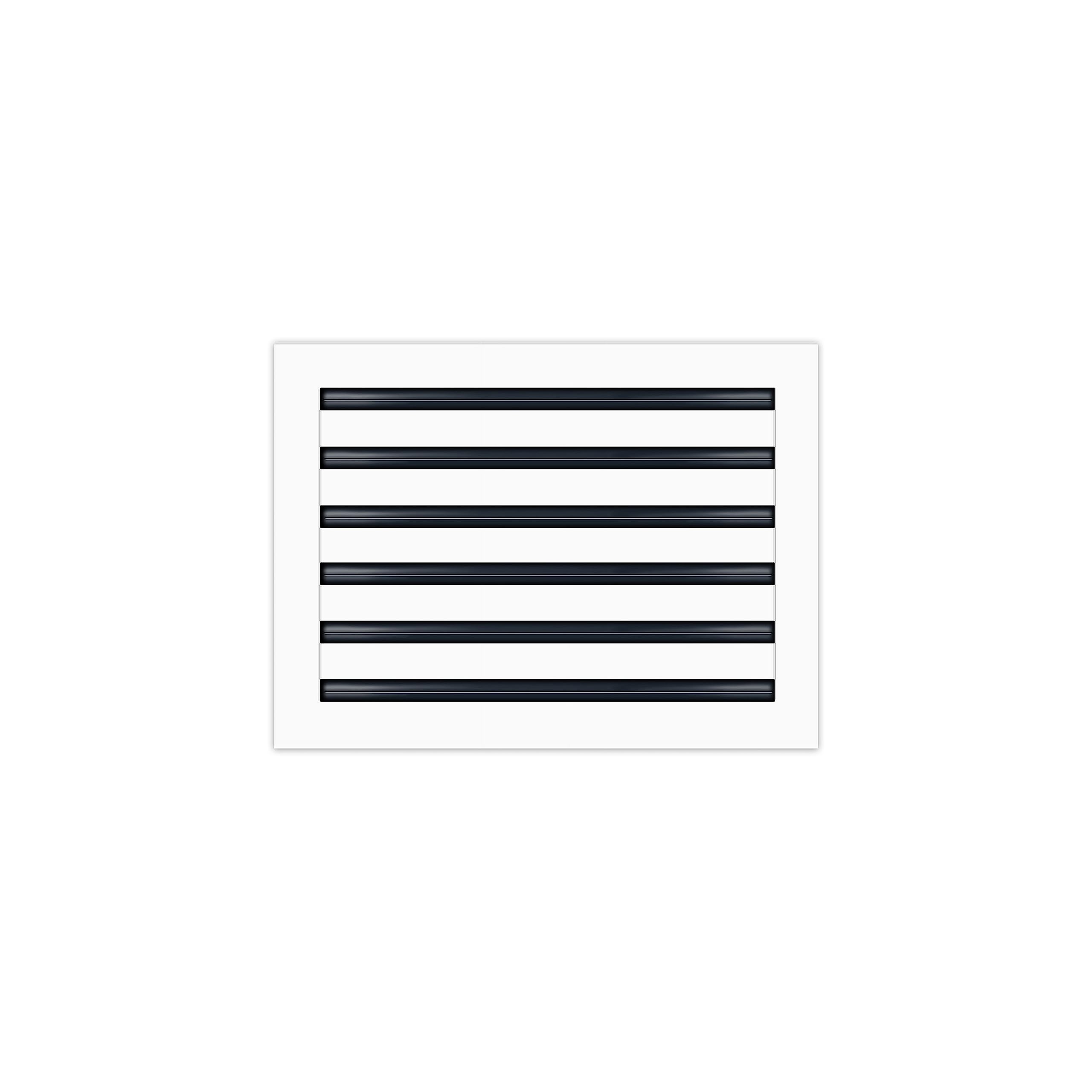 16x12 Modern AC Vent Cover - Decorative White Air Vent - Standard Linear Slot Diffuser - Register Grille for Ceiling, Walls & Floors - Texas Buildmart