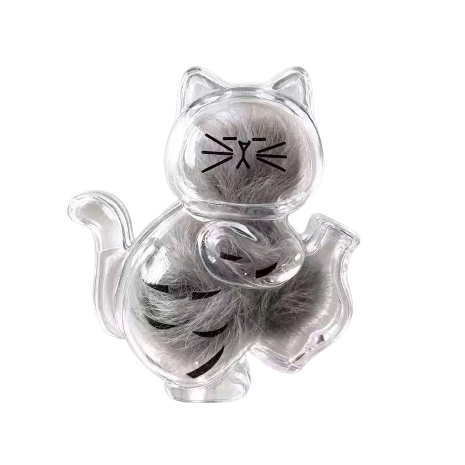 Commemorative Refrigerator Magnet with Mini Vase Memory Capsule Refrigerator Magnet Memorial Pet Hairs Collector for Pets Hairs Removal and Home Cleaning Use (C)