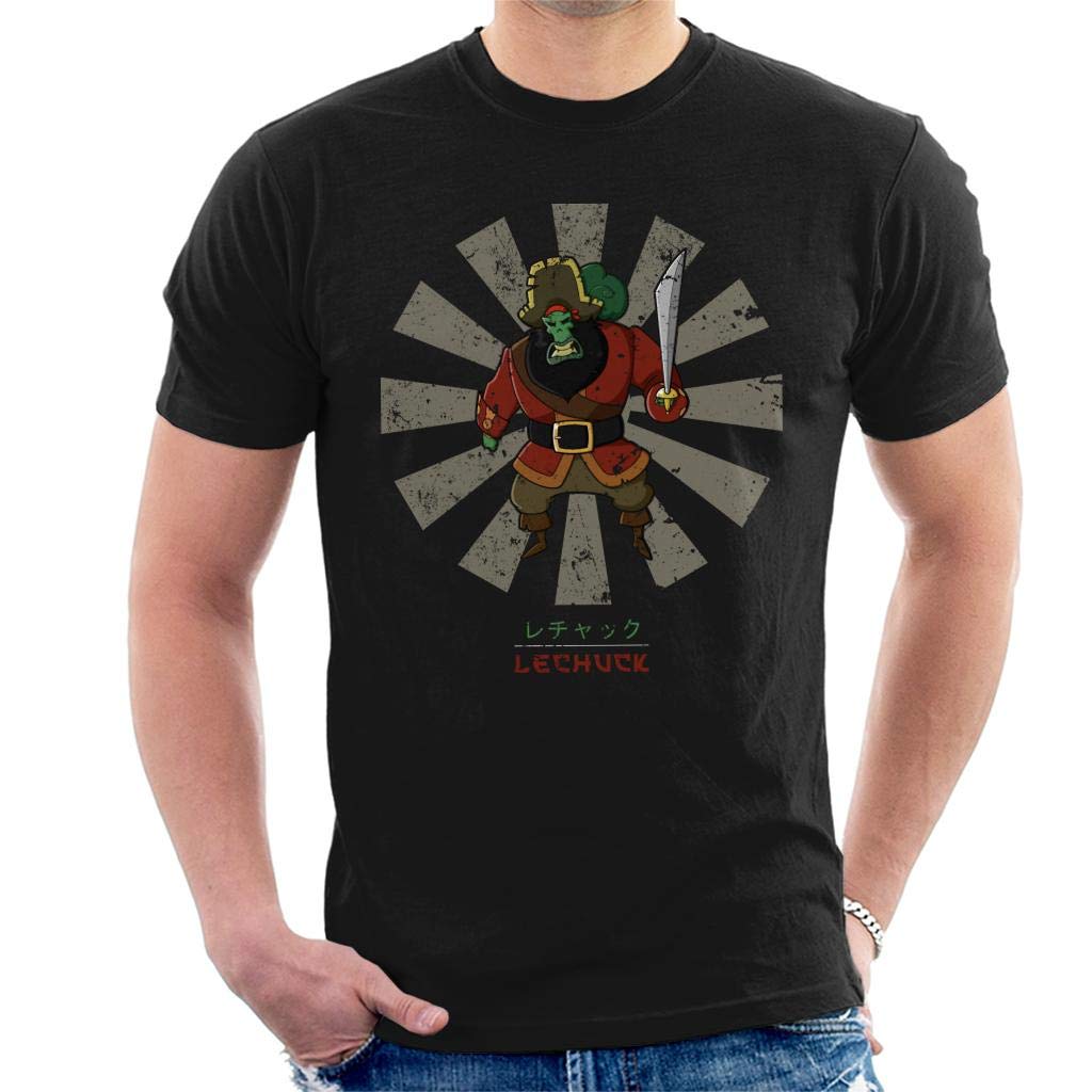LeChuck Retro Japanese Monkey Island Men's T-Shirt Black