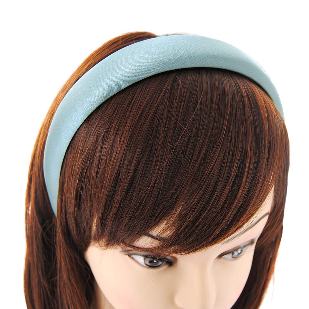 Cerchietto per capelli largo in plastica soft-touch – 2.5cm – Rosa – Sarobidy Mercerie
